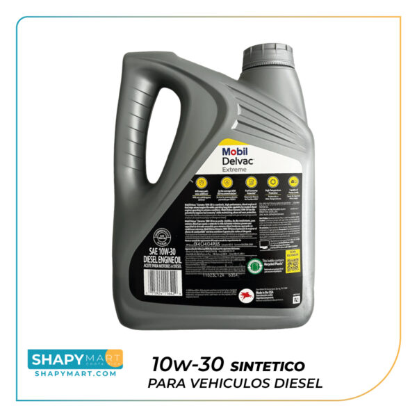 Aceite Mobil Delvac Extreme 10-w30 para diesel y turbo diesel